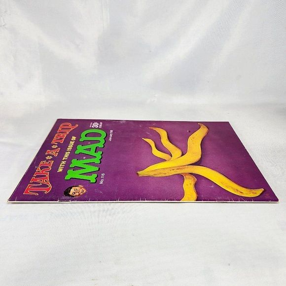 Mad Magazine Issue #116 January 1968 Take A Trip Hippie Banana Norman Mingo Art - Picture 5 of 7